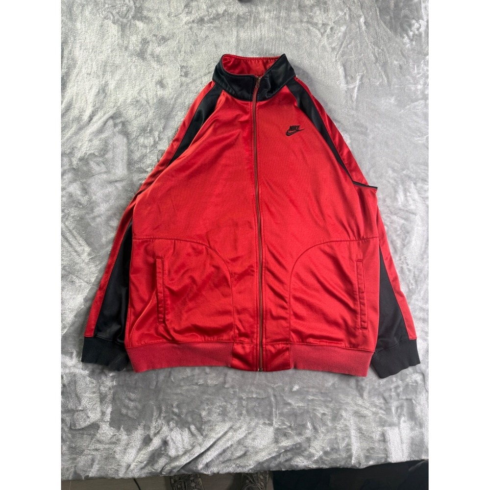 Nike Got 'Em On Lock Track Jacket Men XL Red Black Air Jordan 1 Sneaker Full Zip